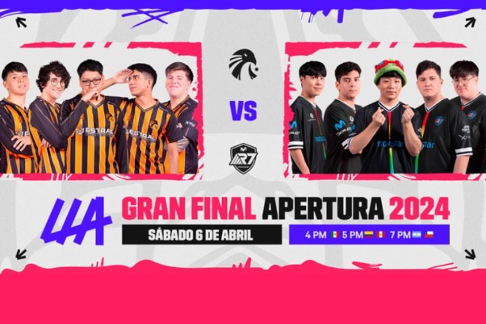 Estral y Movistar R7 lucharán para coronarse como el equipo campeón de la Liga Latinoamérica de League of Legends Apertura 2024. ¿Dónde ver la Gran Final de la LLA?