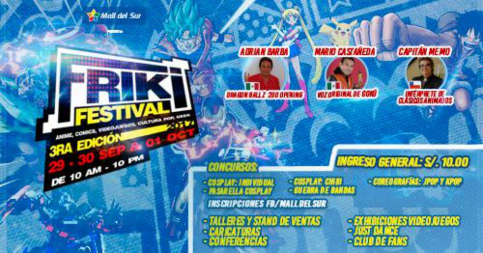 Friki Festival Mall del Sur | Tercera Edición