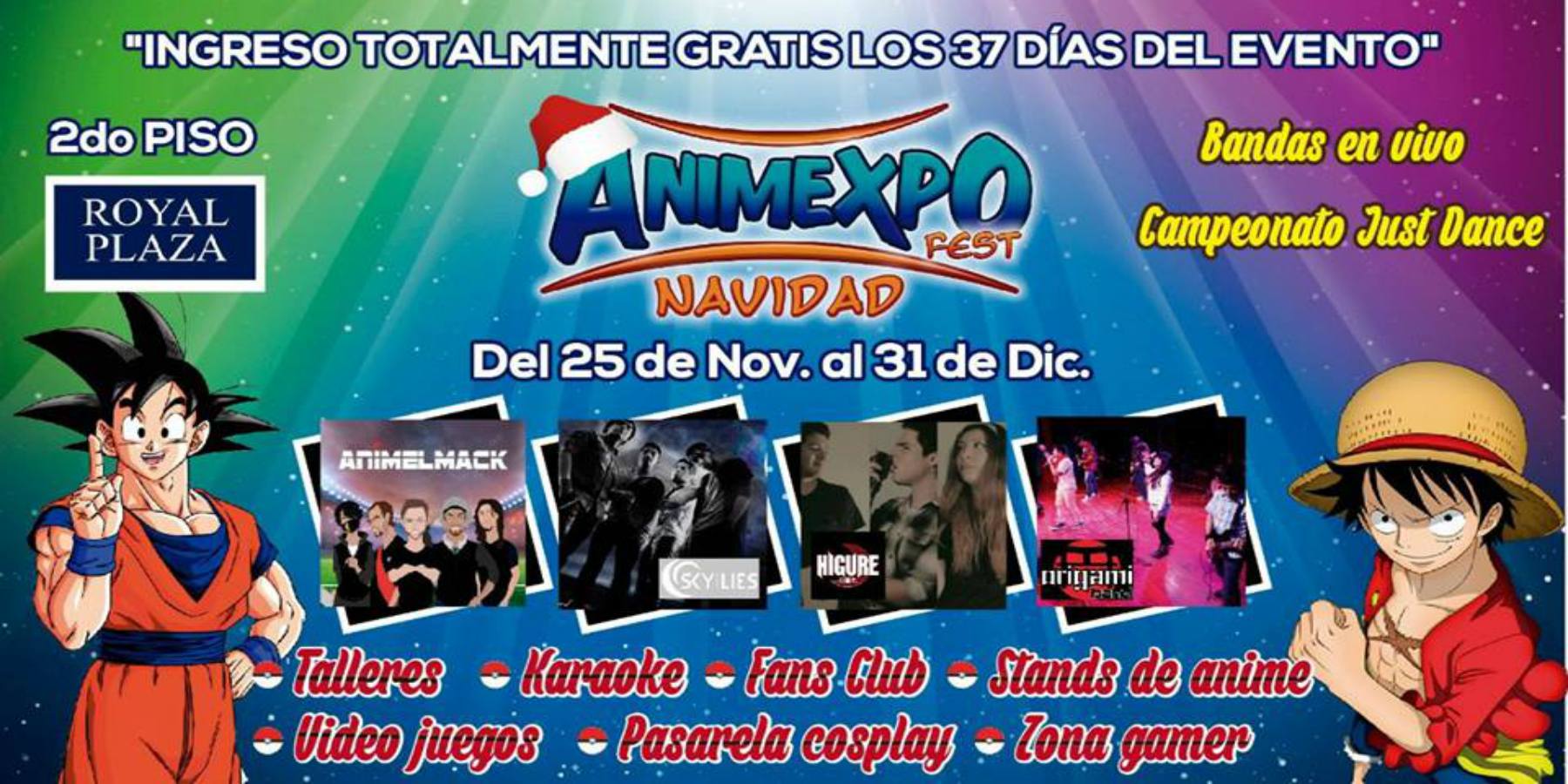 AnimExpo Fest Navidad en el Royal Plaza