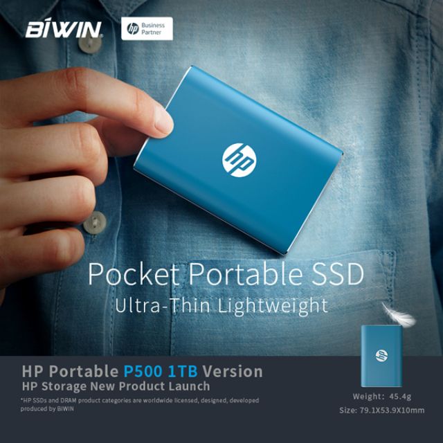 ssd portátil hp p500 en perú