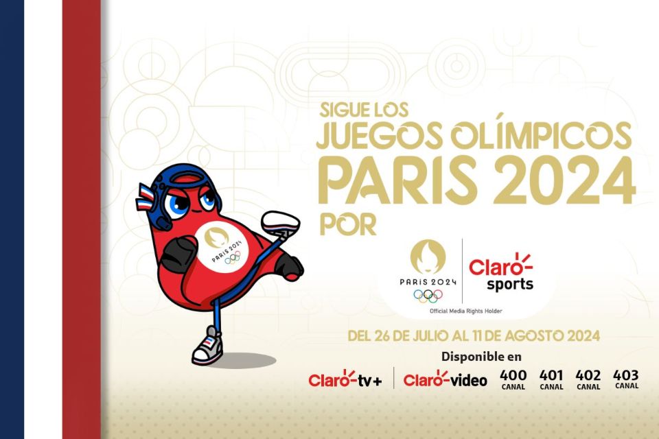 Claro Sports transmitirá en vivo los Juegos Olímpicos Paris 2024