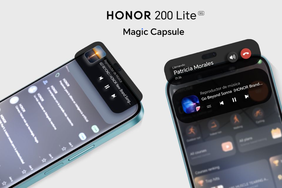 El HONOR 200 Lite llega a Perú el 15 de julio con Magic Capsule y demás funciones de MagicOS 8.0