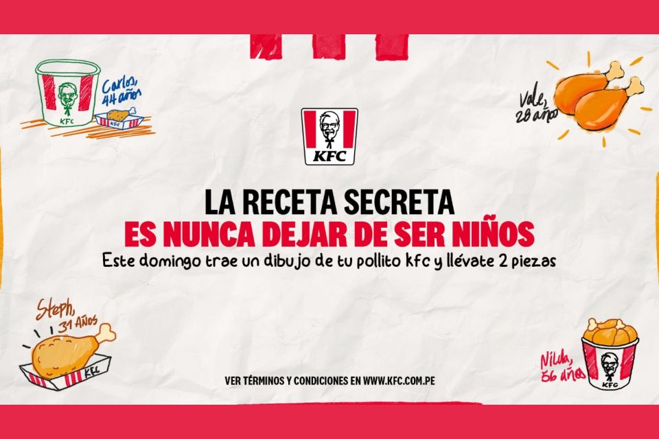 KFC regala piezas de pollo