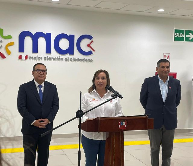 Presidenta Dina Boluarte inauguró 